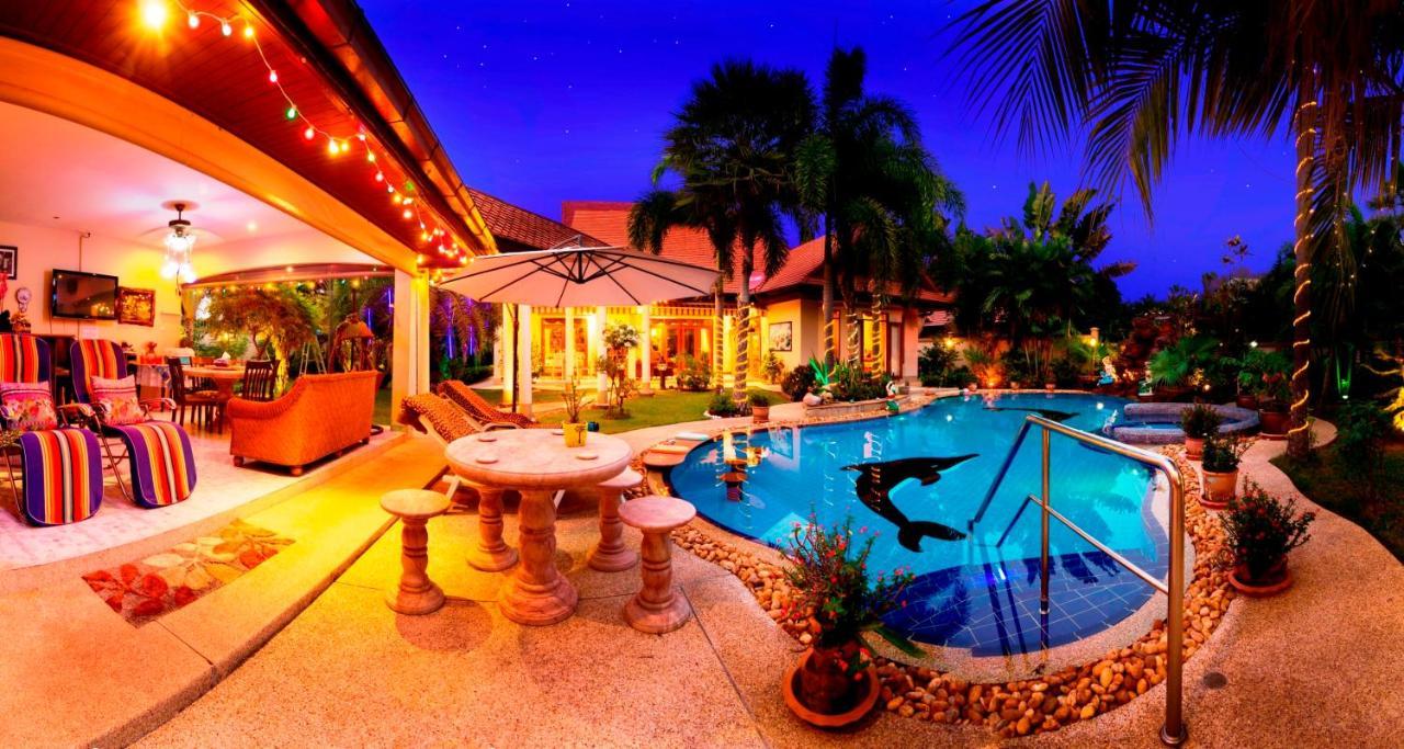 Relaxing Palm Pool Villa And Tropical Garden Банг-Ламунг Екстер'єр фото